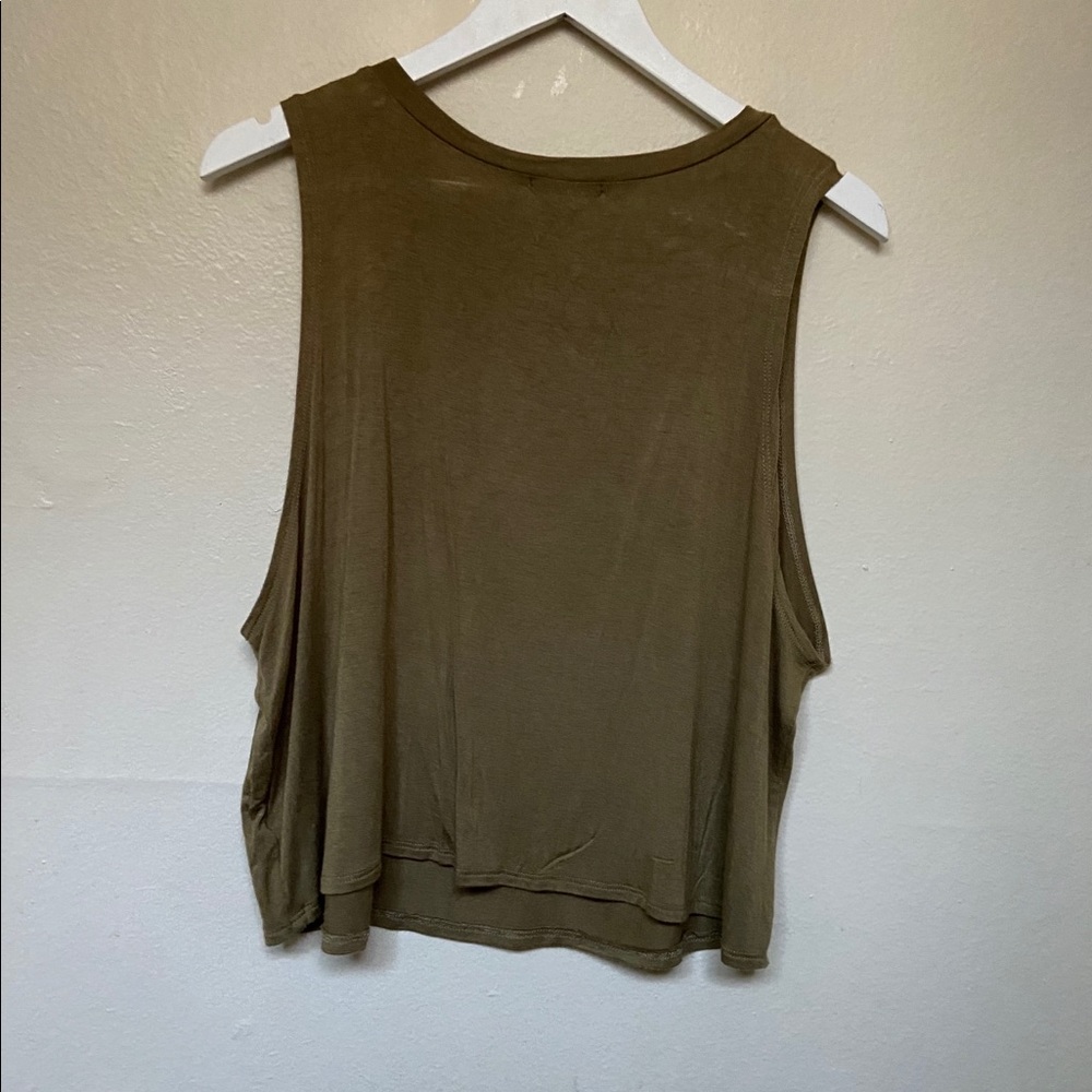 🌻 California  Army Green Graphic Tank - Picture 5 of 5